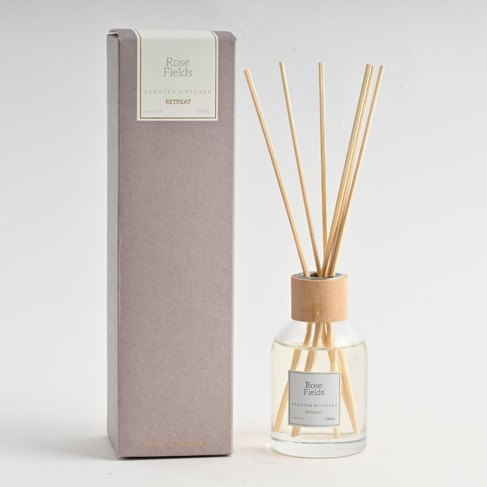 Retreat Reed Diffuser 100ml - ROSE FIELDS